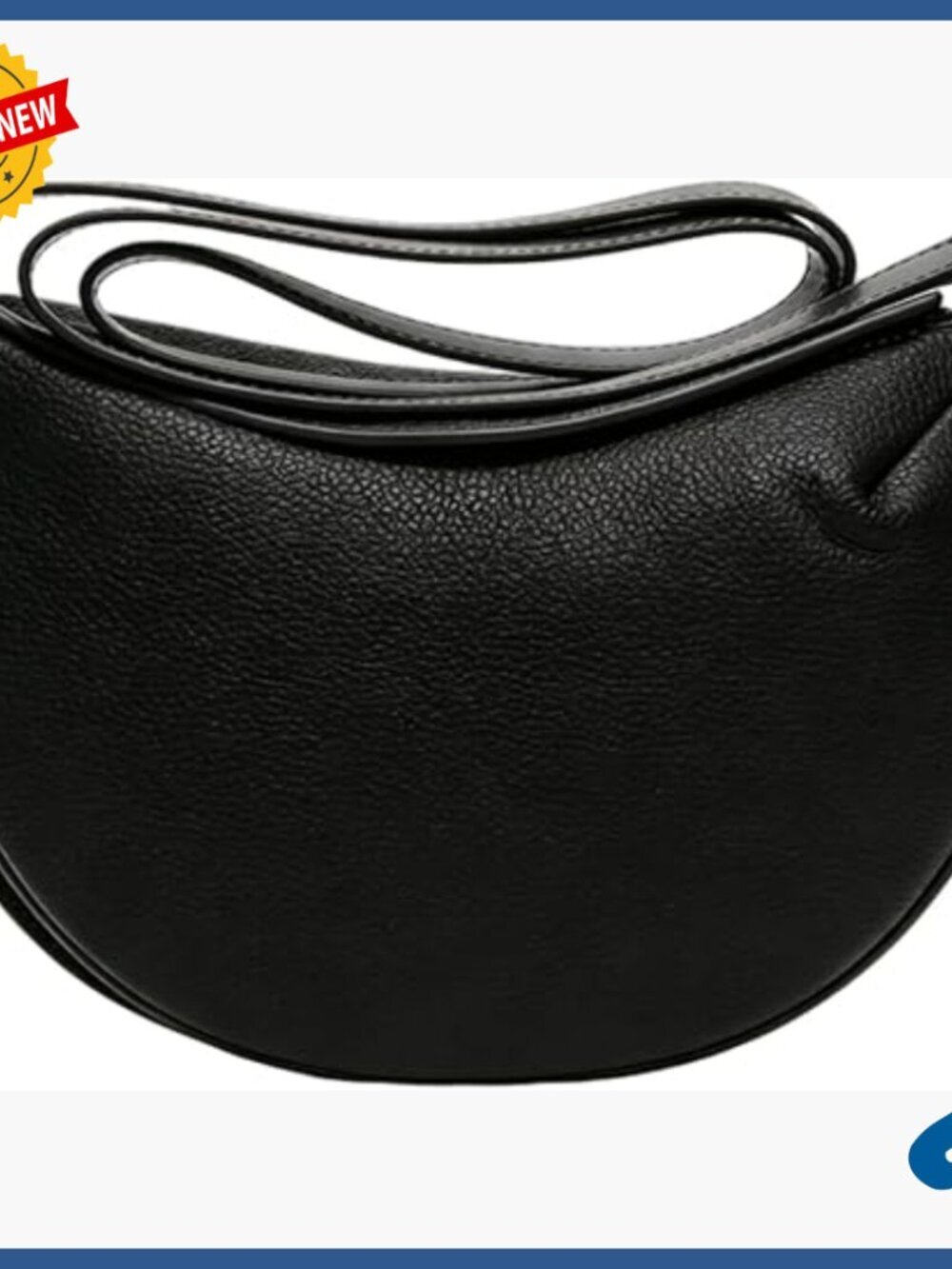 Premium Leather Crossbody Bag Small Hobo Purse Adjustable Strap